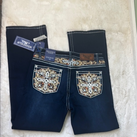 NWT Westfield, Eagle, dark denim jeans, size 13 - Picture 1 of 9